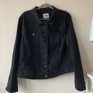 Washed Black Old Navy Denim Jacket